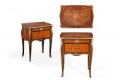A PAIR OF FRENCH TABLES DE CHE