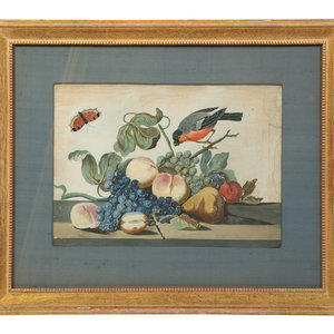 A Pair of French Watercolors