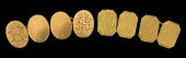 A pair of gentleman's 9ct gold