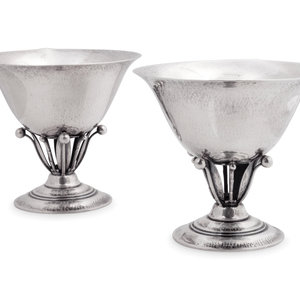A Pair of Georg Jensen Silver