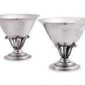 A Pair of Georg Jensen Silver