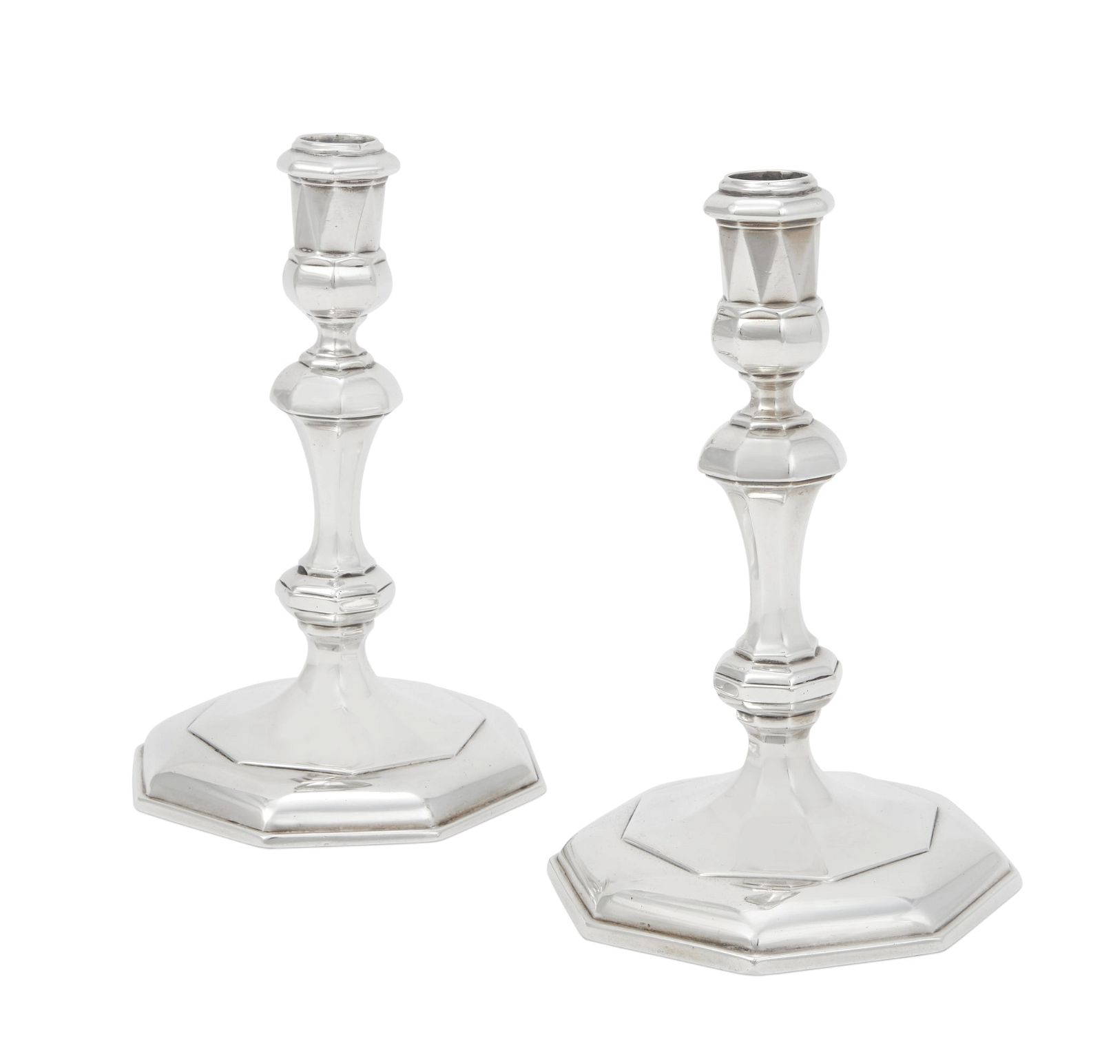 A PAIR OF GEORGE I STYLE SILVER