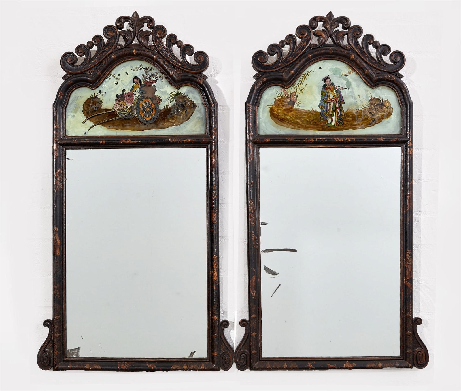 A PAIR OF GEORGE II STYLE