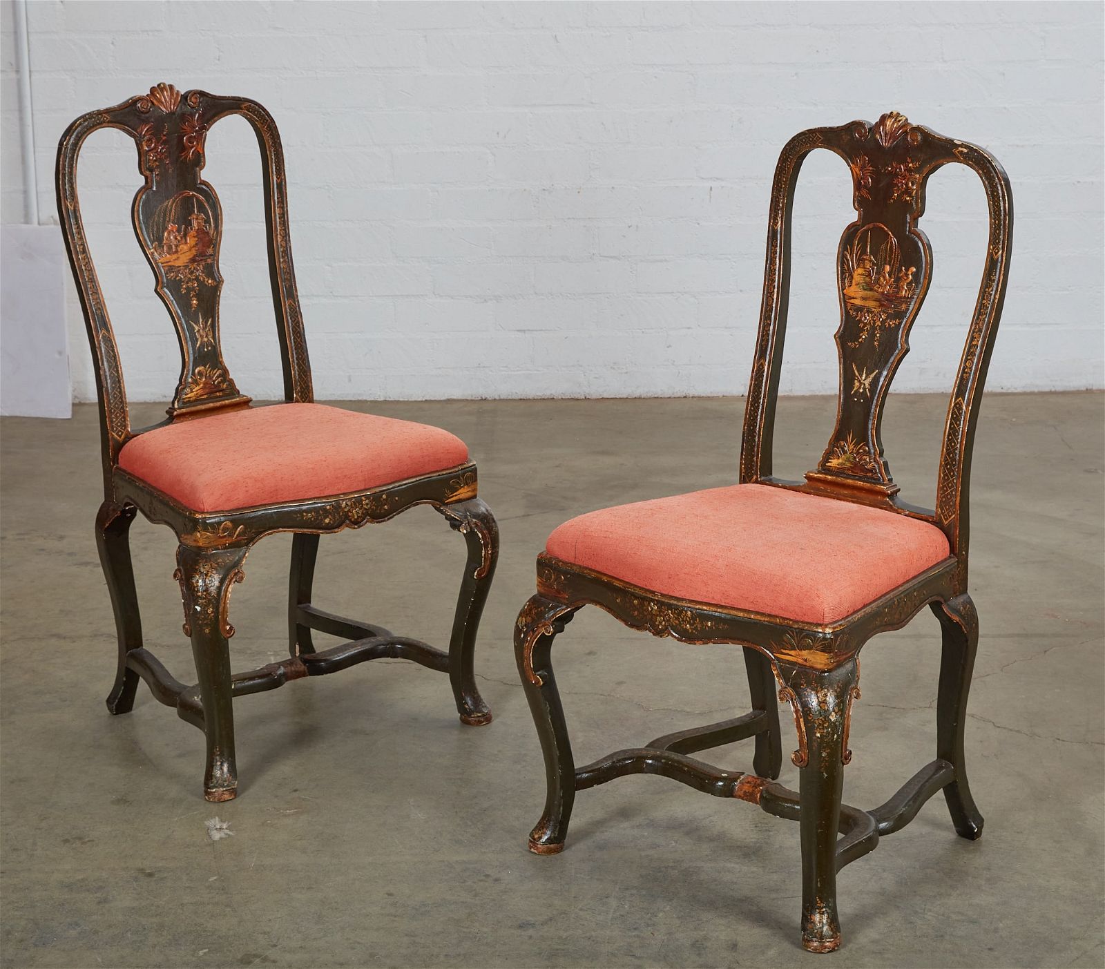 A PAIR OF GEORGE II STYLE