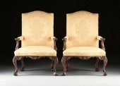 A PAIR OF GEORGE II STYLE UPHO