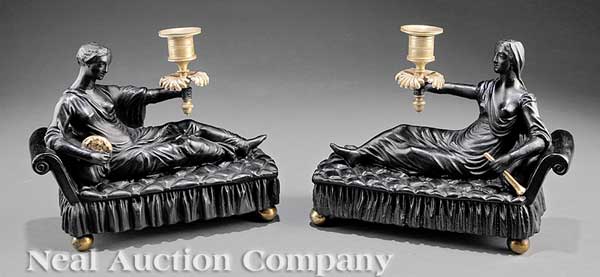 A Pair of George III Ebonized