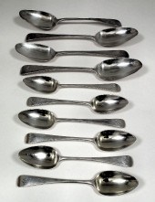 A pair of George III silver Ol