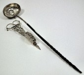 A pair of George III silver ca