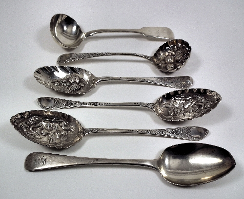 A pair of George III silver Old