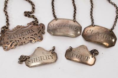 A pair of George III silver