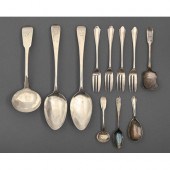 A pair of George III silver ta