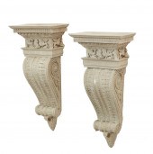 A PAIR OF GEORGE III STYLE COM