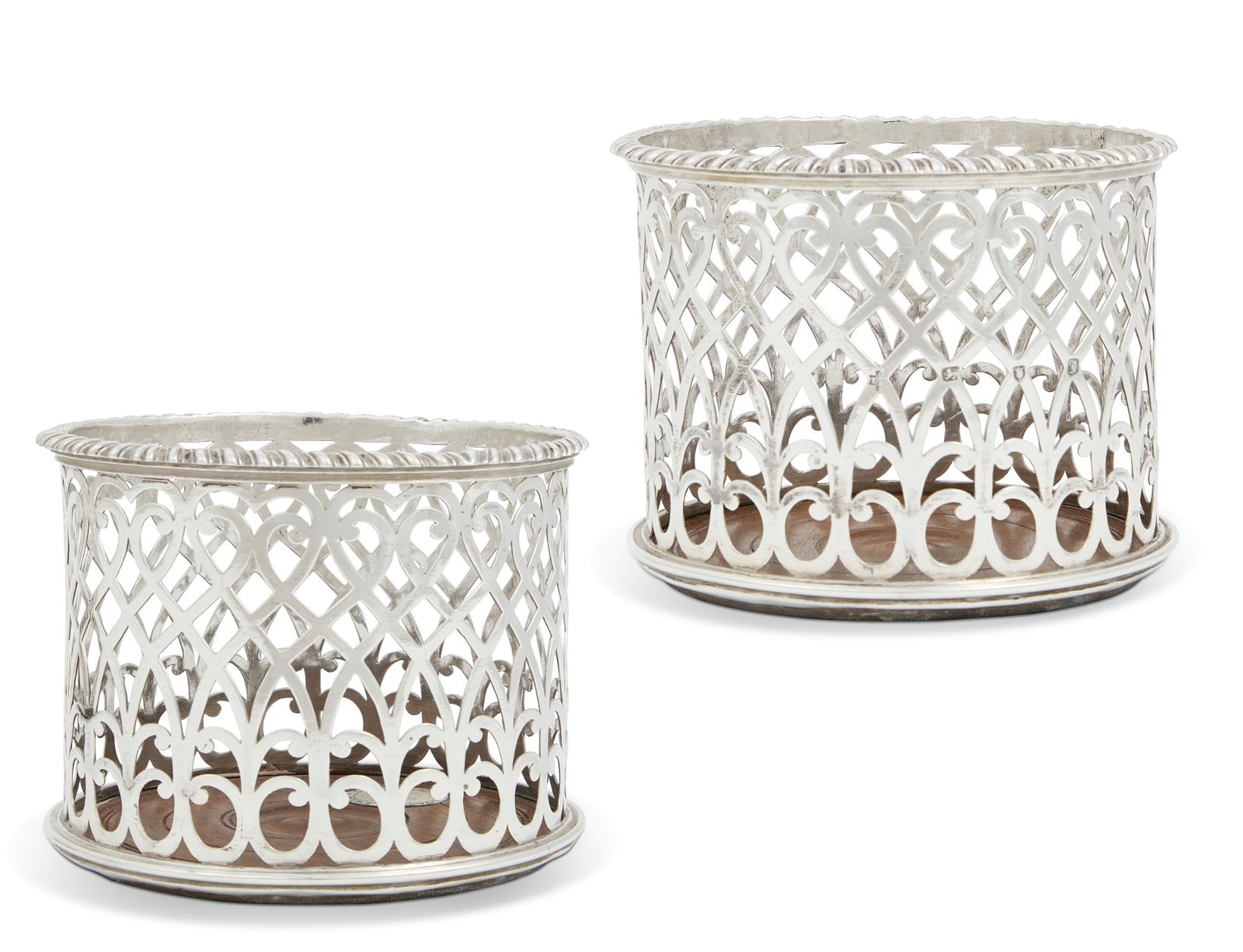 A PAIR OF GEORGE III STERLING