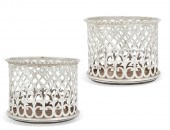 A PAIR OF GEORGE III STERLING