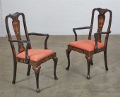 A PAIR OF GEORGE III STYLE CHI