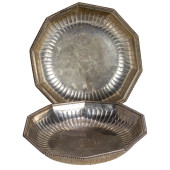 A PAIR OF GEORGE III STERLING