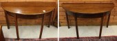 A PAIR OF GEORGE III MAHOGANY