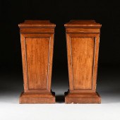 A PAIR OF GEORGE III CARVED MA