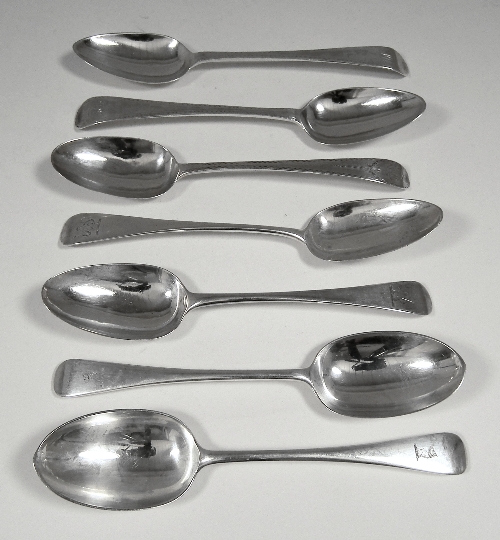 A pair of George III silver Old