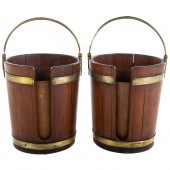 A PAIR OF GEORGE III HOT PLATE