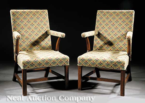 A Pair of George III-Style Mahogany