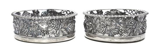 A Pair of George IV Silver Wine