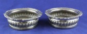 A pair of George IV silver win