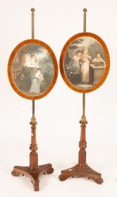 A pair of George IV rosewood a