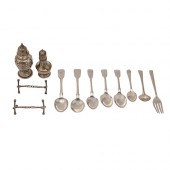 A pair of George IV silver kni