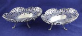 A pair of George V pierced sil
