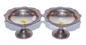 A PAIR OF GEORGE V SILVER PEDE