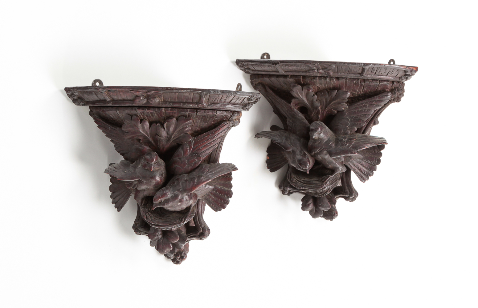 A PAIR OF GERMAN BLACK FOREST