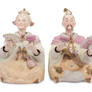 A Pair of German Porcelain “Nodder”