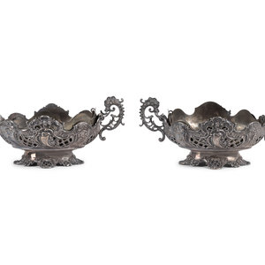 A Pair of German Silver Bowls