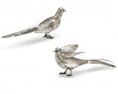 A PAIR OF GERMAN SILVER MODELS