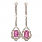 A PAIR OF GIA UNHEATED KASHMIR