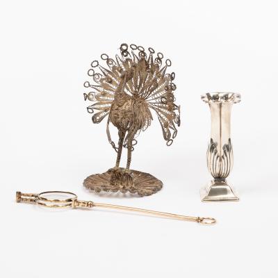 A pair of gilt metal pince-nez with