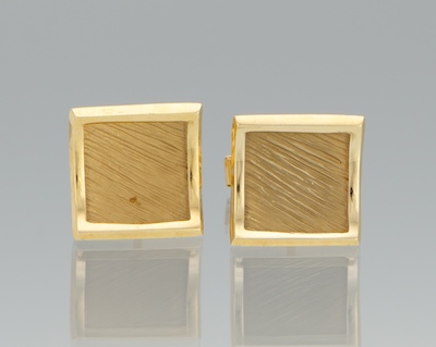 A Pair of Gold Bark Finish