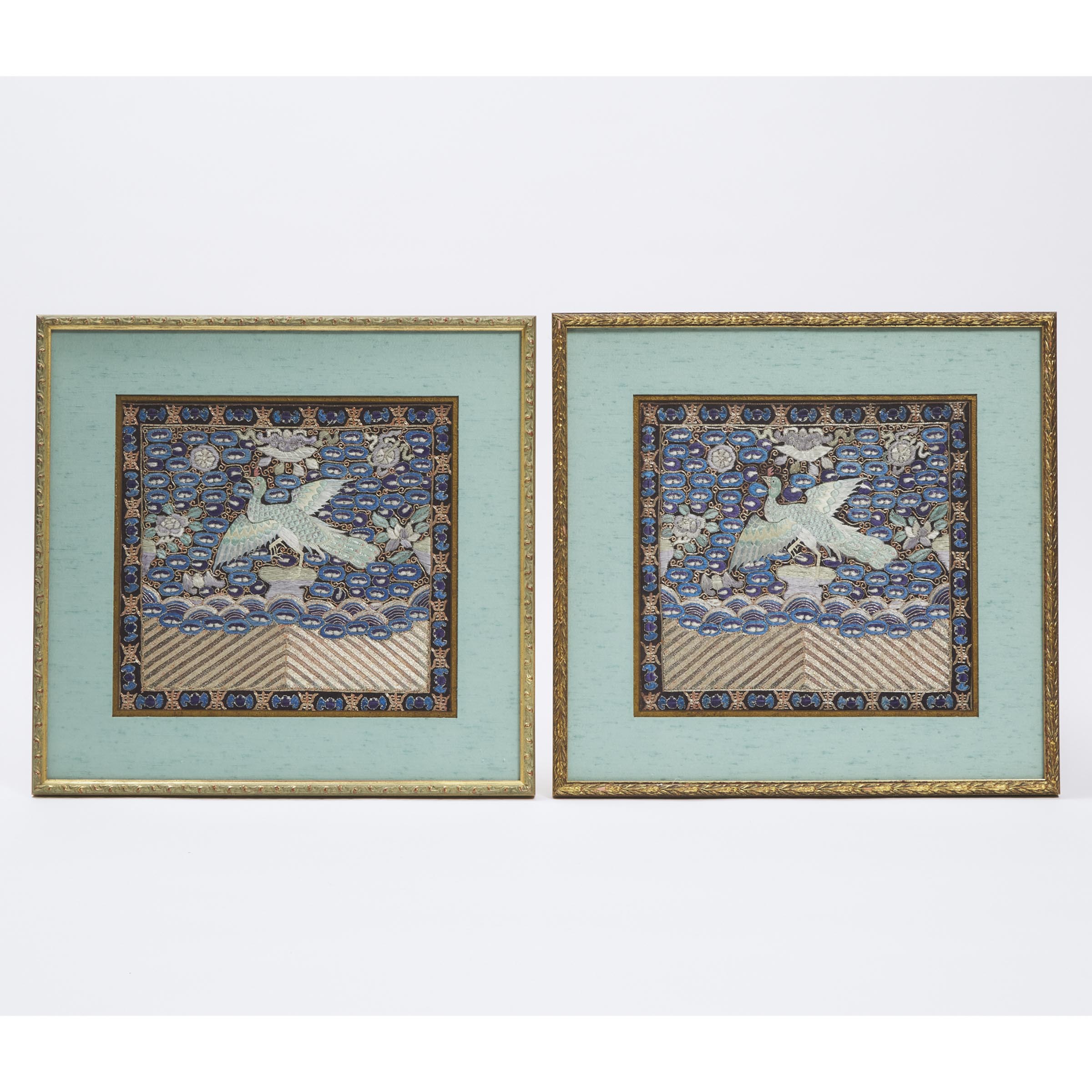 A Pair of Gold Thread Third Rank