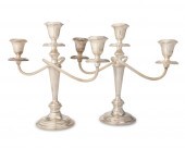 A PAIR OF GORHAM STERLING SILV