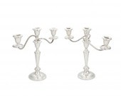 A PAIR OF GORHAM STERLING SILV