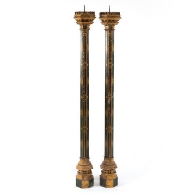 A pair of Gothic Revival
