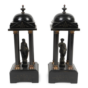 A Pair of Grand Tour Black Slate