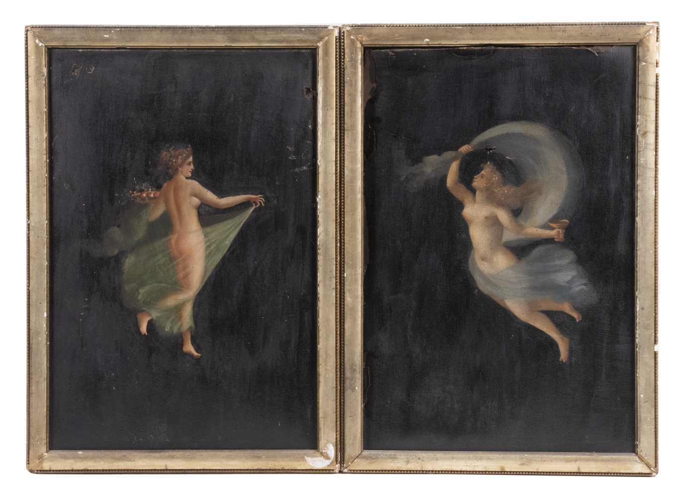 A PAIR OF GRAND TOUR PAINTINGS