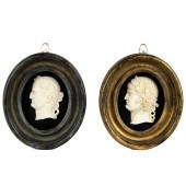 A PAIR OF GRAND TOUR STYLE PLA