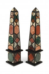 A PAIR OF GRAND TOUR STYLE MAR