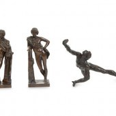 A Pair of Grand Tour Bronze Fi