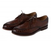A PAIR OF GUCCI MEN'S LEATHER