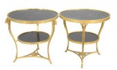 A PAIR OF GUERIDON TABLES HAVI
