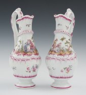 A Pair of Hand Decorated Faien